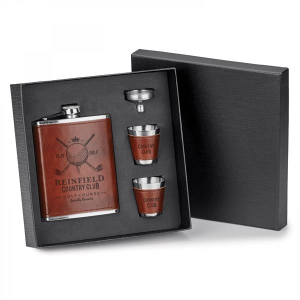 FABRIZIO   4 - PIECE FLASK SET