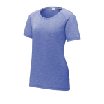 Sport-Tek Ladies PosiCharge Tri-Blend Wicking Scoop Neck ...