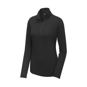 Sport-Tek® Ladies PosiCharge® Tri-Blend Wicking 1/4-Zip Pullover