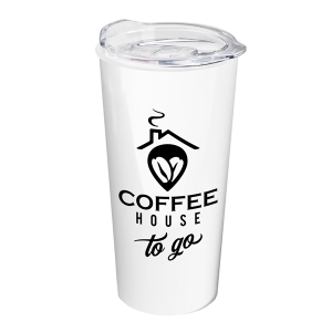 The Roadmaster - 18 oz. Travel Tumbler with Clear lid