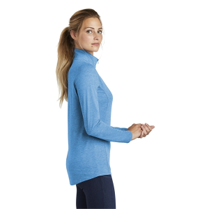 Sport-Tek® Ladies PosiCharge® Tri-Blend Wicking 1/4-Zip Pullover